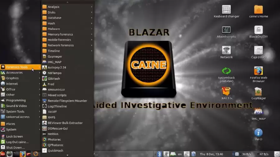 CAINE Linux GuyMager ile Tümleşik Disklerden İmaj Alma